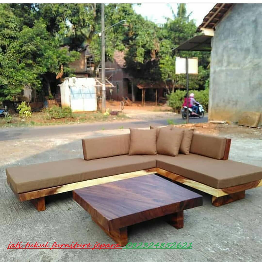  Kursi  tamu Sofa Minimalis  Modern  Jati Tukul Furniture Jepara